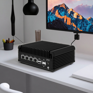 2,5G Firewall Router <span class=keywords><strong>I3</strong></span> N355 N305 N150 4xi226-V LANs DDR5 Tipo-C 6 * USB 2 * NVMe 2 * SATA Fanless Mini PC Proxmox PfSense Computadora - Product Image 1