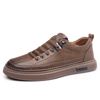 Nouvelles Chaussures Décontractées Tendance pour Hommes – Marque Élastique, Ultra Douces, Imperméables, à Enfiler, en Cuir PU Respirant
