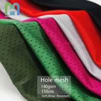 Survêtement sec tissu en maille souple trou de perforation tissu en polyester pour sublimation taureaux jordan singulet de basket-ball