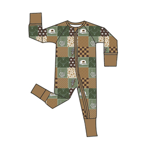 Baju Tidur Bayi Bambu Lengan Panjang Model Zippy, Romper Bayi Bambu Zippy - Product Image 3