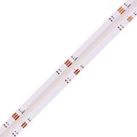 Bande LED COB Flexible RVBW en Cuivre à Contrôle Vocal Intelligent, Ruban Lumineux IP20 CE RoHS Dimmable 5M DC24V 16W Découpable IRC80