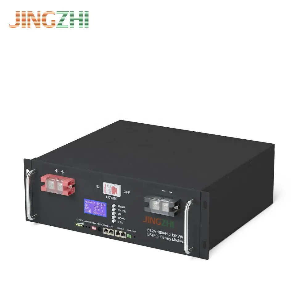 JingZhi Deep 6000 Cycle Lifepo4 Lithium ion Battery 48V 50Ah 100Ah 150Ah 200Ah 250Ah Lihtium Battery for Solar System