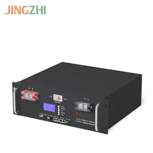 JingZhi 6000 Dalam Siklus Lifepo4 Baterai Lithium Ion 48V 50Ah 100Ah 150Ah 200Ah 250Ah Baterai Lihtium untuk Tata Surya