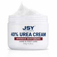 Crème pour les mains et les pieds à 40% d'urée, marque privée, soin hydratant intensif pour les peaux sèches et rugueuses, texture riche non grasse, 150 g