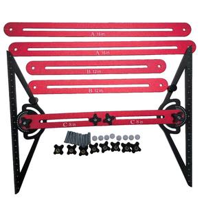 Mesa de rodadura de escalera ajustable de aleación de aluminio, herramienta de encofrado de grado DIY con herramienta de medición de escalera graduada, compatible con OEM y ODM - Product Image 6