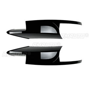 Protector de Parachoques Delantero para Auto, Aspecto Negro Brillante/Carbono, Difusor Angular, Spoiler, para BMW Serie 5 M5 F10 2011-2017 - Product Image 2