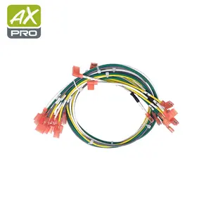 TE 187 250 Ring Crimp Electrical Terminal Spade Insulated Wiring Connectors Wire Harness Cable Assembly for Home Appliance
