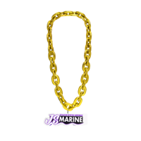 Collier en plastique avec logo 3D grand et surdimensionné, éclairé, pour hommes, fans de football, de basketball, équipe sportive, collier en mousse EVA personnalisé