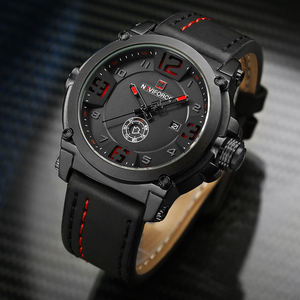 NAVIFORCE 9099 NF9099 Montre à Quartz de Luxe Décontractée et Tendance, Horloge Sportive avec Date, Montre-Bracelet Noire pour Homme, Montre Relojes - Product Image 6