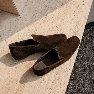 leather loafers for women flat heel new style in full leather exterior and interior <b>soft</b> sole suitable for autumn - Product Image 1