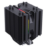 Refroidisseur d'air pour CPU, 6 caloducs, double tour de 120 mm, TDP 150W, cuivre et aluminium, 22dBA, module de refroidissement pour ordinateur de bureau