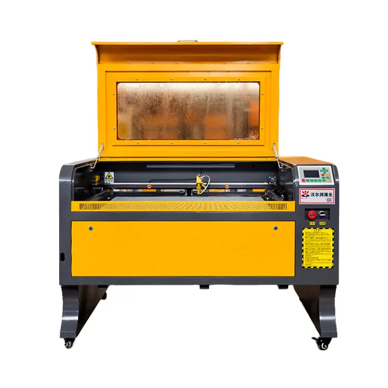 Eenvoudig Gebruik Cnc Laser Graveur Cutter En Co2 Lasersnijmachines Fabrikant 9060 60/80/100W Voor Niet-Metalen Hout Multiplex