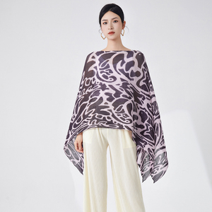 <span class=keywords><strong>Camicetta</strong></span> Plissettata Miyake Ultimo Design 2026, Camicia Casual da Donna in Poliestere con Chiusura <span class=keywords><strong>a</strong></span> Bottoni in Pizzo, Traspirante per Ufficio e Lavoro - Product Image 6