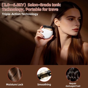 Cepillo Alisador Portátil 2026 Mejorado con Carga USB, 4 Temperaturas, Calentamiento Rápido, Inalámbrico, para Viajes, para Todo Tipo de Cabello - Product Image 5