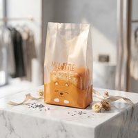 Sac en polyéthylène personnalisé à fond plat et soufflets latéraux, idéal pour les cadeaux de Noël, les fêtes d'enfants et les produits de boulangerie - Offre Spéciale