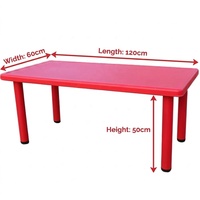 Vente chaude : Table en plastique pour enfants, mobilier de maternelle, vente en gros directe d'usine