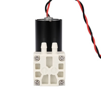 Pompe à air à diaphragme miniature personnalisée HCKG 5 L/min 80 kPa à faible bruit, petit moteur CC sans balais, pompe à gaz portable pour l'automatisation