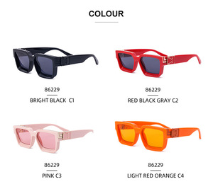 Occhiali da Sole di Lusso da Uomo di Marca di Moda Popolare, Modello Millionaire, Quadrati, Alta Qualità, Personalizzabili, Vendita all'Ingrosso - Product Image 5