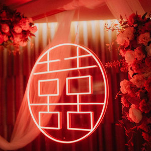 Letrero Luminoso de Neón para Decoración de Bodas, Fiestas y Eventos, Letrero con la Frase 'Let's Party', Luz de Feliz Boda para Suministros de Decoración de Bodas - Product Image 4