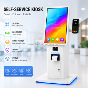 Kiosco <span class=keywords><strong>de</strong></span> Autoservicio <span class=keywords><strong>de</strong></span> 27/21.5 Pulgadas, Kiosco Automático para Pedidos <span class=keywords><strong>en</strong></span> Restaurantes, Hoteles y Tiendas, Máquina <span class=keywords><strong>de</strong></span> Pago Todo <span class=keywords><strong>en</strong></span> Uno con Android - Product Image 4