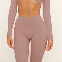 2025 nueva llegada entrenamiento de gimnasia secado rápido transpirable cintura alta elástica mujeres ropa deportiva entrenamiento Fitness Yoga <span class=keywords><strong>Leggings</strong></span> - Product Image 5