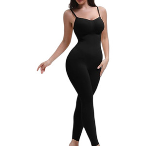 2025 modelli caldi senza cuciture <span class=keywords><strong>Shapewear</strong></span> bretelle pantaloni collant traspirante tuta Yoga Nylon modellante compressione <span class=keywords><strong>Shapewear</strong></span> - Product Image 6