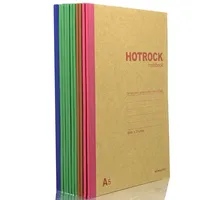 Carnet à couverture rigide personnalisable en direct d'usine, formats A3/A4/A5/A6, 72 feuilles, impression offset, logo personnalisé, cadeau