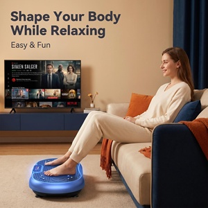 Plateforme vibrante ultra silencieuse pour entraînement à domicile, perte de <span class=keywords><strong>poids</strong></span> et remodelage corporel, vitesse 120, charge 150 kg - Product Image 2