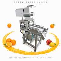 Automatische spiraalpers sapcentrifuge met motor voor fruit- en groenteverwerking, hoge opbrengst, 220V/380V, hoge productiviteit