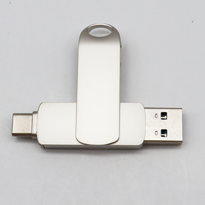 Xoay 2 trong 1 USB C Pendrive điện thoại OTG bộ nhớ ổ đĩa 32GB 64GB 128GB biểu tượng tùy chỉnh kim loại USB Flash Drive cá nhân <span class=keywords><strong>Memory</strong></span> <span class=keywords><strong>Stick</strong></span> - Product Image 2