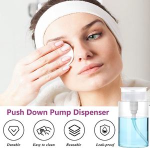 Customized Make up Makeup Nail Polish Remover <b>Bottle</b> Liquid Polish Removal Dispenser Nail Pumps <b>Bottle</b> - Product Image 3