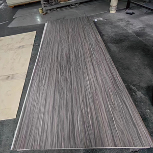 Panneaux muraux sans soudure en bambou et fibres de bois, vente directe d'usine en Chine, panneaux muraux de fond de télévision en PVC, faux marbre UV - Product Image 1