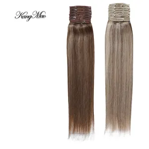 Brazilian Virgin Remy Clip In Hair Extensions 20inch 160g Fullhead Set Clip In Hair Pieces Natural 100Human Hair Clip Ins