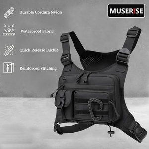 Sac de Poitrine Tactique de Camouflage pour Hommes - Modèle A76 Respirant et Léger pour Voyages Transfrontaliers en Plein Air - Édition Été 2023 - Réduction de la Charge - Product Image 3