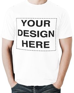T-Shirt Personalizzata <span class=keywords><strong>JX</strong></span> in Puro Cotone 100% per Uomo con Stampa Fronte/Retro di Immagini e Testo Personalizzati, Traspirante ed Ecologica - Product Image 2