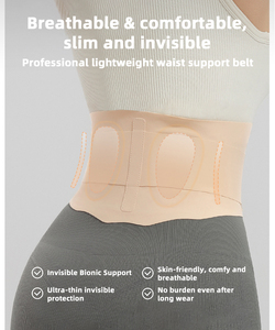 Cintura di Supporto Lombare Altamente Elastica, Sottile per l'Estate, Supporto Invisibile per la <span class=keywords><strong>Vita</strong></span>, Traspirante e Leggero - Product Image 2