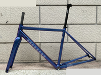 Cadre de fourche à gravier Seaboard GR02 Freins à disque Gravel Gravel Off-road Road Frame 700C Thru-axle Cadre en alliage d'aluminium