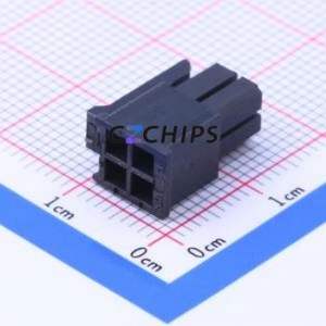 HX30002-4P Housing (Wire-to-Board / Wire-to-Wire) P=3mm Connector ( Jack Structure: 2x2P )( Pitch: 3mm )( Row Spacing: 3mm ) - Product Image 2