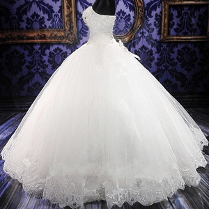 Robes de mariée de luxe avec de lourdes décorations de perles, robes de princesse en dentelle, robes pour femmes - Product Image 3