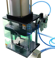Machine à dénuder et couper les câbles pneumatiques Hilong, modèle HL-Q60/Q90/Q200 alimenté au gaz et à l'électricité, 500x200x190mm, fabrication de câbles