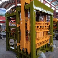 Machine à fabriquer des blocs entièrement automatique QT4-15, machine à fabriquer des pavés emboîtables, machine à fabriquer des briques de pavage en ciment