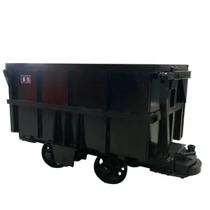 Brand New KC1.6-6A Underground Side Dump Mine Cars Side Dumping Cart Drop Side Minecart For Coal Mining