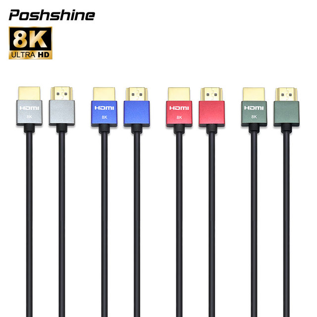 OEM ODM China Manufacturer 1 Meter 2 Meter 3 Meter Certified 8K Ultra Slim Hdmi Cable 6Ft 6.6Ft Kable Hdmi Cabo Cavo hdmi