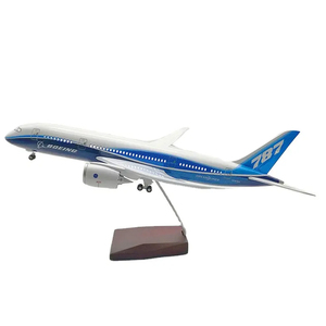 45CM Prototype B787 1/150 Cadeau Ornement Avec Roues Lumières <span class=keywords><strong>Avion</strong></span> Modèle Jouet Aviation Civile <span class=keywords><strong>Avion</strong></span> Modèle Résine <span class=keywords><strong>Avion</strong></span> Modèle - Product Image 1