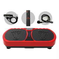 Plateforme vibrante ultra-mince à double moteur pour le fitness corporel, masseur amincissant complet avec télécommande et bandes de résistance