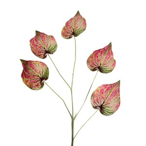 Hojas Artificiales de Monstera Secret Garden de 80 cm, de Plástico Suave, para Decoración del Hogar y Bodas - Product Image 5
