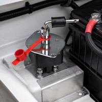 Interrupteur de coupure d'isolateur principal à double batterie 48V 250A normalement ouvert interrupteur rotatif à clé amovible à double pôle