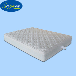 high quality pillow top natural latex sleepwell pocket spring bed mattress in cheap price