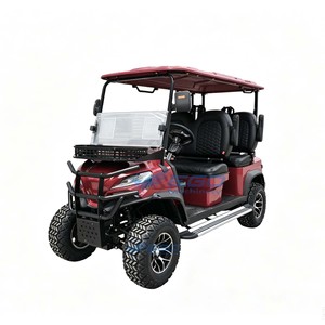 Mini Golf Cart Elettrico di Lusso Altamente Personalizzabile per 4 Persone, Buggy da Golf Fuoristrada Omologato per la Circolazione Stradale - Product Image 1