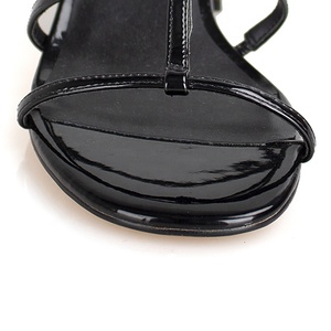 Fabbrica diretta alla moda Sexy cinturino <span class=keywords><strong>sandalo</strong></span> tartaruga <span class=keywords><strong>tacco</strong></span> quadrato altezza media confortevole estate suola in PU aperta posteriore - Product Image 5